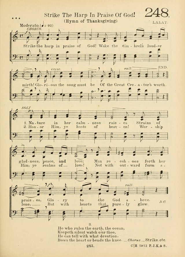 American Catholic Hymnal: an extensive collection of hymns, Latin chants, and sacred songs for church, school, and home, including Gregorian masses, vesper psalms, litanies... page 290