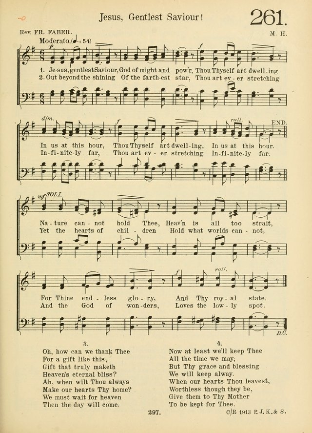 American Catholic Hymnal: an extensive collection of hymns, Latin chants, and sacred songs for church, school, and home, including Gregorian masses, vesper psalms, litanies... page 304