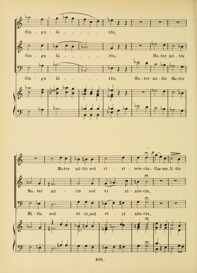 American Catholic Hymnal: an extensive collection of hymns, Latin chants, and sacred songs for church, school, and home, including Gregorian masses, vesper psalms, litanies... page 407