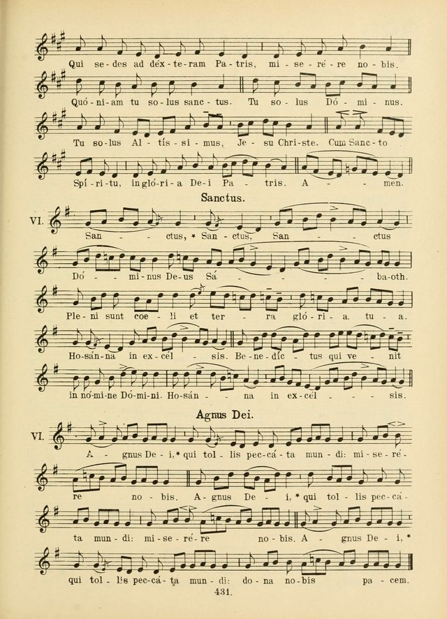 American Catholic Hymnal: an extensive collection of hymns, Latin chants, and sacred songs for church, school, and home, including Gregorian masses, vesper psalms, litanies... page 438