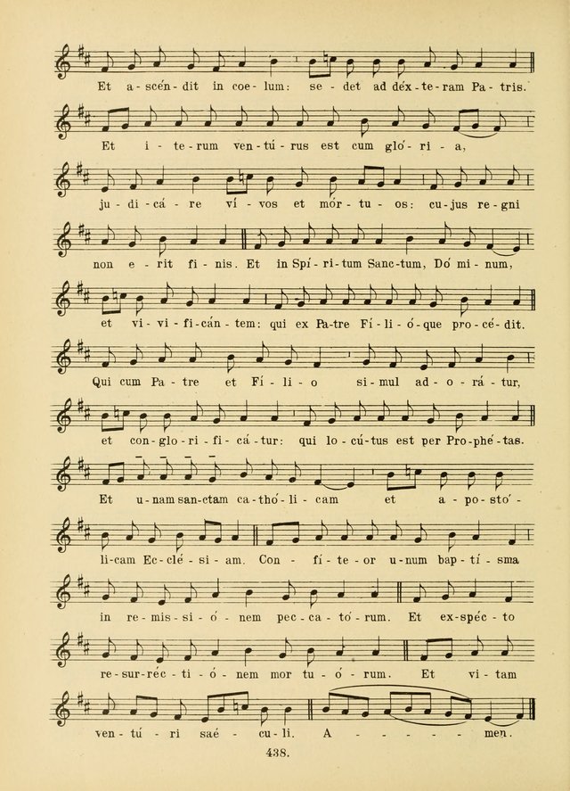 American Catholic Hymnal: an extensive collection of hymns, Latin chants, and sacred songs for church, school, and home, including Gregorian masses, vesper psalms, litanies... page 445