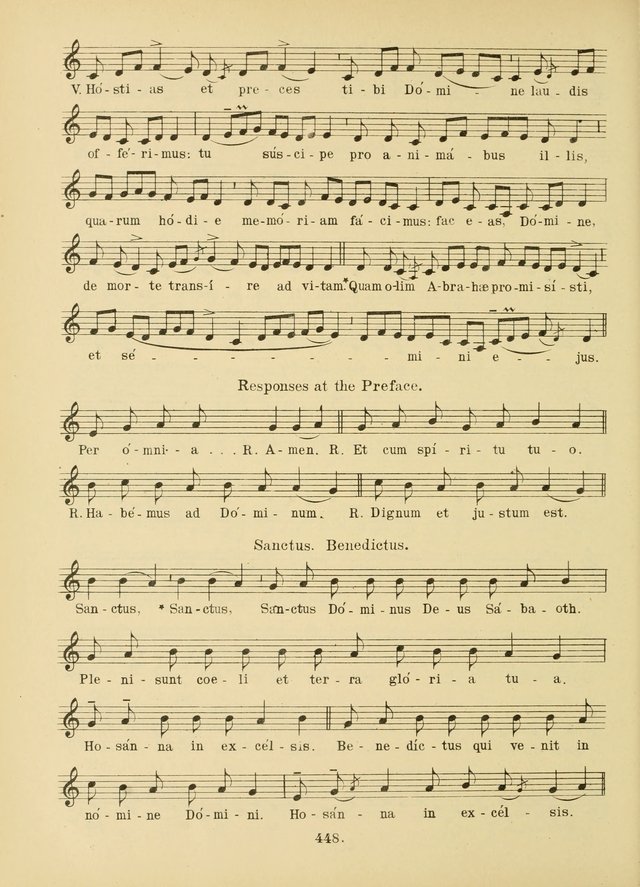 American Catholic Hymnal: an extensive collection of hymns, Latin chants, and sacred songs for church, school, and home, including Gregorian masses, vesper psalms, litanies... page 455