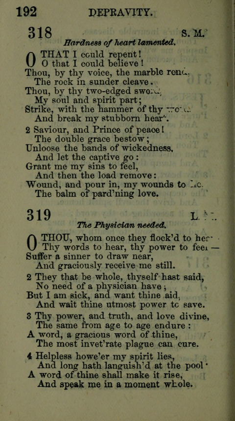 A Collection of Hymns for the use of the African Methodist Episcopal Zion Church in America page 186