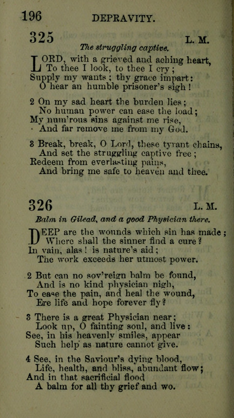 A Collection of Hymns for the use of the African Methodist Episcopal Zion Church in America page 190