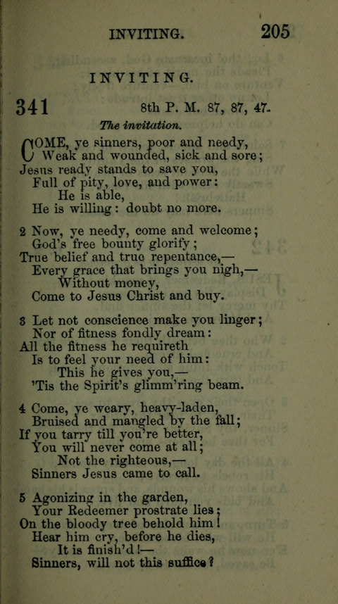 A Collection of Hymns for the use of the African Methodist Episcopal Zion Church in America page 199