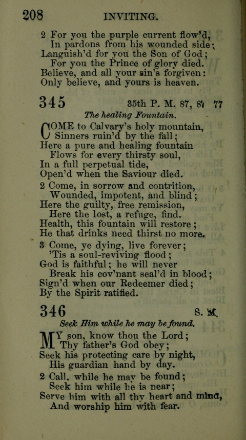 A Collection of Hymns for the use of the African Methodist Episcopal Zion Church in America page 202