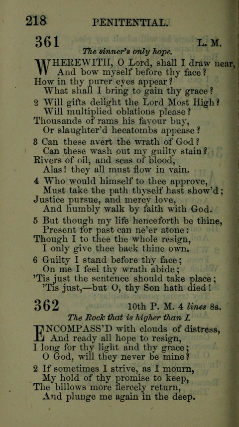 A Collection of Hymns for the use of the African Methodist Episcopal Zion Church in America page 212