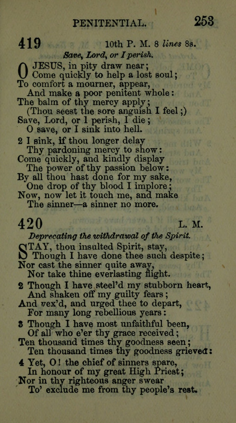 A Collection of Hymns for the use of the African Methodist Episcopal Zion Church in America page 247