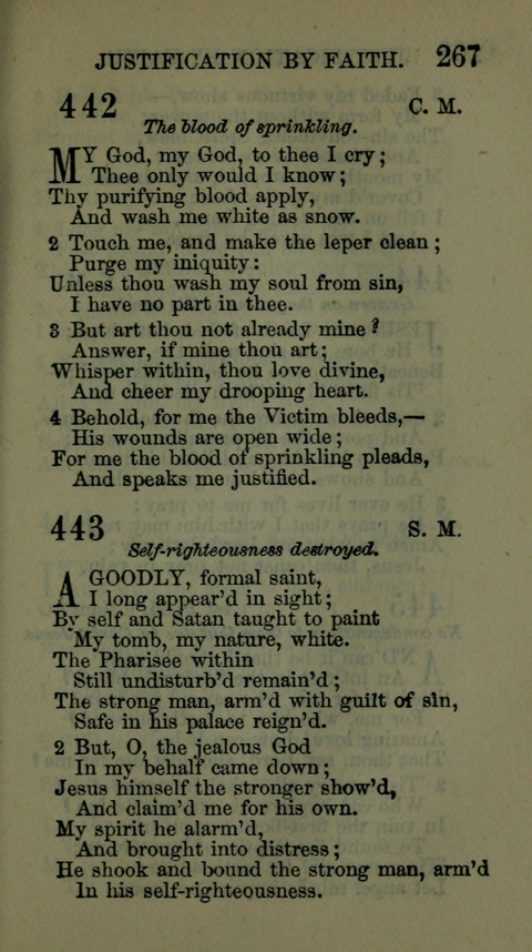 A Collection of Hymns for the use of the African Methodist Episcopal Zion Church in America page 261