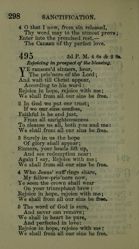 A Collection of Hymns for the use of the African Methodist Episcopal Zion Church in America page 292