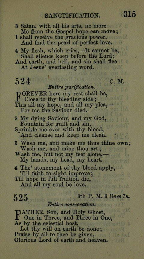 A Collection of Hymns for the use of the African Methodist Episcopal Zion Church in America page 309