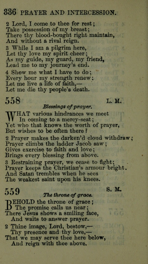 A Collection of Hymns for the use of the African Methodist Episcopal Zion Church in America page 330