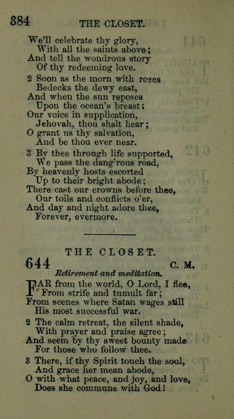 A Collection of Hymns for the use of the African Methodist Episcopal Zion Church in America page 378