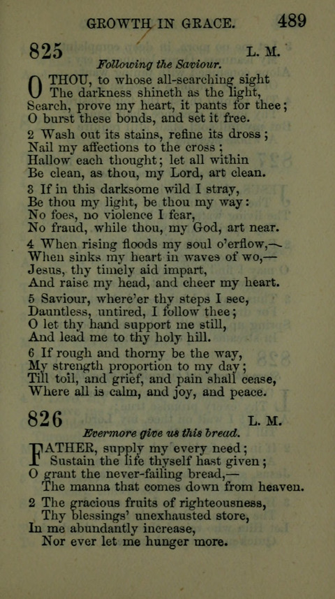 A Collection of Hymns for the use of the African Methodist Episcopal Zion Church in America page 483