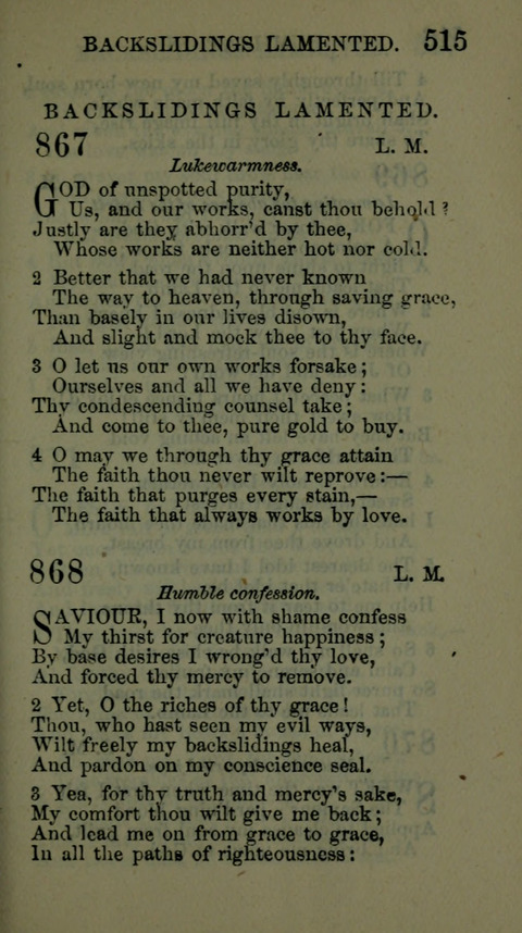 A Collection of Hymns for the use of the African Methodist Episcopal Zion Church in America page 509