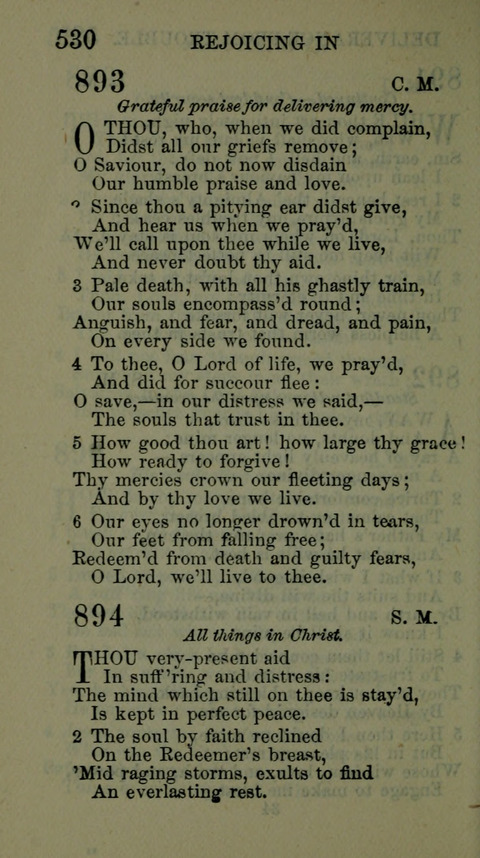 A Collection of Hymns for the use of the African Methodist Episcopal Zion Church in America page 524