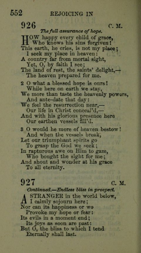 A Collection of Hymns for the use of the African Methodist Episcopal Zion Church in America page 546