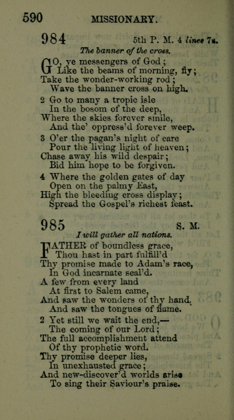 A Collection of Hymns for the use of the African Methodist Episcopal Zion Church in America page 584