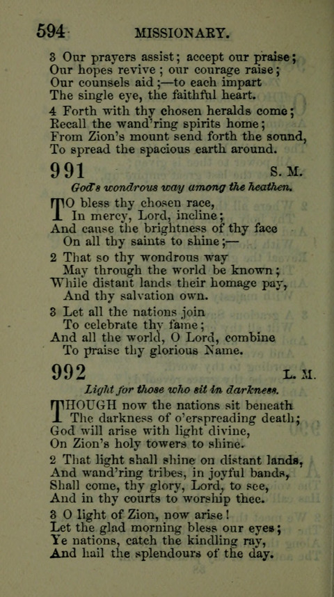 A Collection of Hymns for the use of the African Methodist Episcopal Zion Church in America page 588