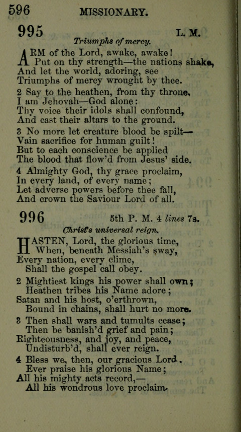 A Collection of Hymns for the use of the African Methodist Episcopal Zion Church in America page 590