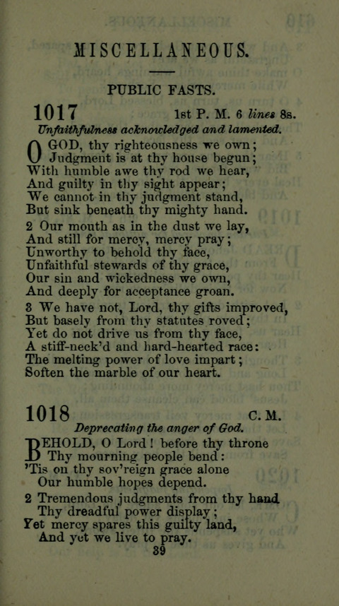 A Collection of Hymns for the use of the African Methodist Episcopal Zion Church in America page 603