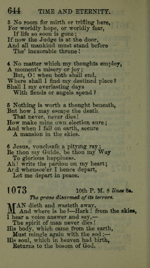 A Collection of Hymns for the use of the African Methodist Episcopal Zion Church in America page 638