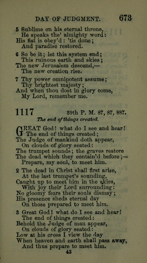 A Collection of Hymns for the use of the African Methodist Episcopal Zion Church in America page 667