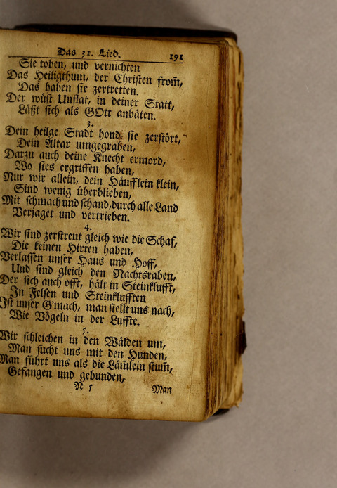 Ausbund, das ist: etliche schöne christliche lieder, wie sie in dem Gefängnüs zu Bassau in dem Schloss on den Schweitzer-Brüdern, und von andern rechtgläubigen Christen hin und her gedichtet worden page 193