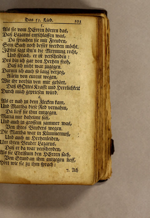 Ausbund, das ist: etliche schöne christliche lieder, wie sie in dem Gefängnüs zu Bassau in dem Schloss on den Schweitzer-Brüdern, und von andern rechtgläubigen Christen hin und her gedichtet worden page 295