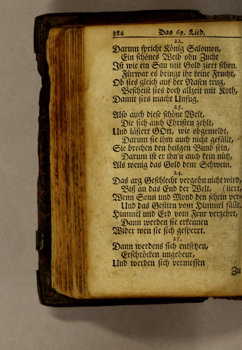 Ausbund, das ist: etliche schöne christliche lieder, wie sie in dem Gefängnüs zu Bassau in dem Schloss on den Schweitzer-Brüdern, und von andern rechtgläubigen Christen hin und her gedichtet worden page 386