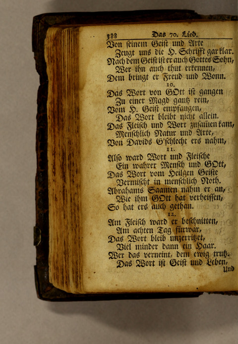 Ausbund, das ist: etliche schöne christliche lieder, wie sie in dem Gefängnüs zu Bassau in dem Schloss on den Schweitzer-Brüdern, und von andern rechtgläubigen Christen hin und her gedichtet worden page 390