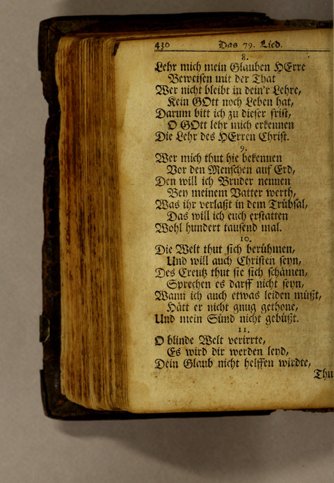 Ausbund, das ist: etliche schöne christliche lieder, wie sie in dem Gefängnüs zu Bassau in dem Schloss on den Schweitzer-Brüdern, und von andern rechtgläubigen Christen hin und her gedichtet worden page 432