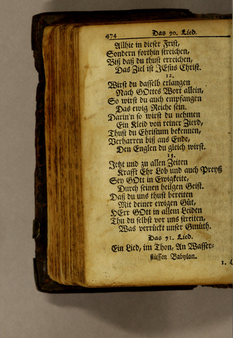 Ausbund, das ist: etliche schöne christliche lieder, wie sie in dem Gefängnüs zu Bassau in dem Schloss on den Schweitzer-Brüdern, und von andern rechtgläubigen Christen hin und her gedichtet worden page 476