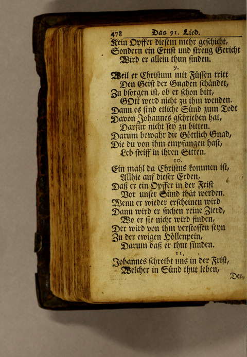 Ausbund, das ist: etliche schöne christliche lieder, wie sie in dem Gefängnüs zu Bassau in dem Schloss on den Schweitzer-Brüdern, und von andern rechtgläubigen Christen hin und her gedichtet worden page 480