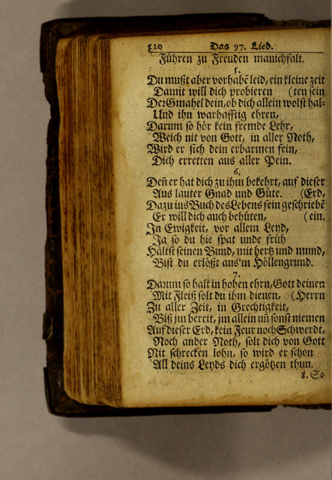 Ausbund, das ist: etliche schöne christliche lieder, wie sie in dem Gefängnüs zu Bassau in dem Schloss on den Schweitzer-Brüdern, und von andern rechtgläubigen Christen hin und her gedichtet worden page 512