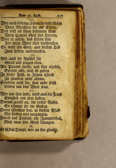 Ausbund, das ist: etliche schöne christliche lieder, wie sie in dem Gefängnüs zu Bassau in dem Schloss on den Schweitzer-Brüdern, und von andern rechtgläubigen Christen hin und her gedichtet worden page 519