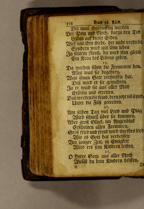 Ausbund, das ist: etliche schöne christliche lieder, wie sie in dem Gefängnüs zu Bassau in dem Schloss on den Schweitzer-Brüdern, und von andern rechtgläubigen Christen hin und her gedichtet worden page 520