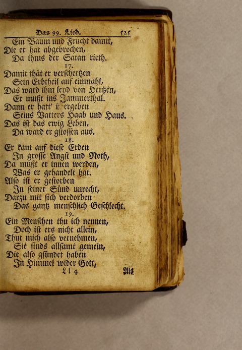 Ausbund, das ist: etliche schöne christliche lieder, wie sie in dem Gefängnüs zu Bassau in dem Schloss on den Schweitzer-Brüdern, und von andern rechtgläubigen Christen hin und her gedichtet worden page 527