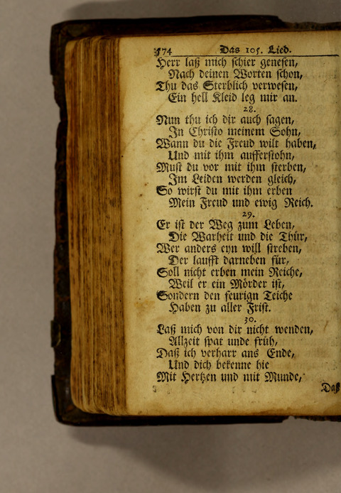 Ausbund, das ist: etliche schöne christliche lieder, wie sie in dem Gefängnüs zu Bassau in dem Schloss on den Schweitzer-Brüdern, und von andern rechtgläubigen Christen hin und her gedichtet worden page 576