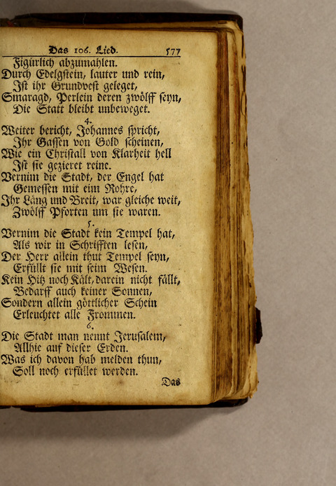 Ausbund, das ist: etliche schöne christliche lieder, wie sie in dem Gefängnüs zu Bassau in dem Schloss on den Schweitzer-Brüdern, und von andern rechtgläubigen Christen hin und her gedichtet worden page 579