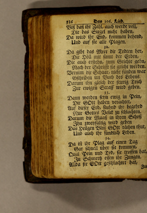 Ausbund, das ist: etliche schöne christliche lieder, wie sie in dem Gefängnüs zu Bassau in dem Schloss on den Schweitzer-Brüdern, und von andern rechtgläubigen Christen hin und her gedichtet worden page 588