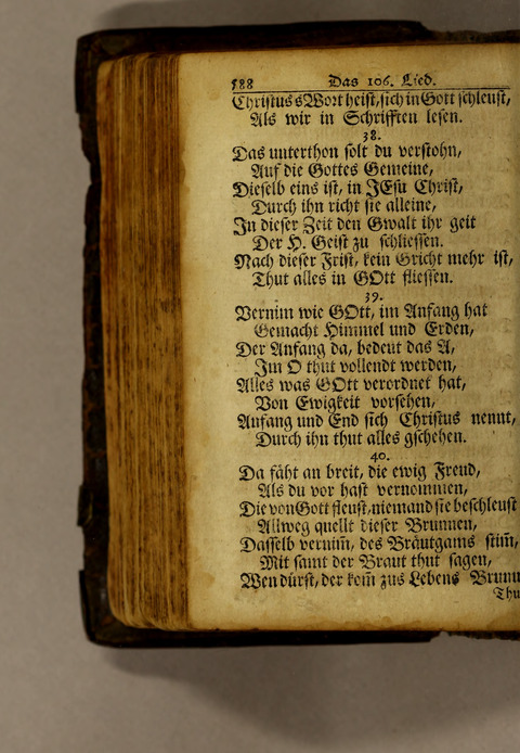 Ausbund, das ist: etliche schöne christliche lieder, wie sie in dem Gefängnüs zu Bassau in dem Schloss on den Schweitzer-Brüdern, und von andern rechtgläubigen Christen hin und her gedichtet worden page 590