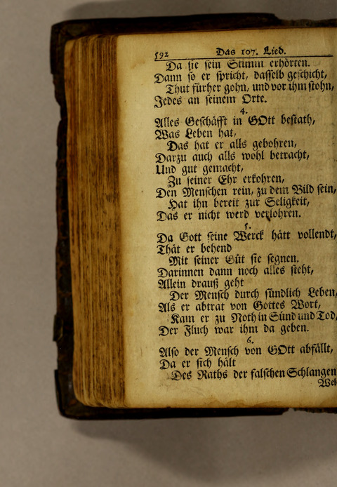 Ausbund, das ist: etliche schöne christliche lieder, wie sie in dem Gefängnüs zu Bassau in dem Schloss on den Schweitzer-Brüdern, und von andern rechtgläubigen Christen hin und her gedichtet worden page 594