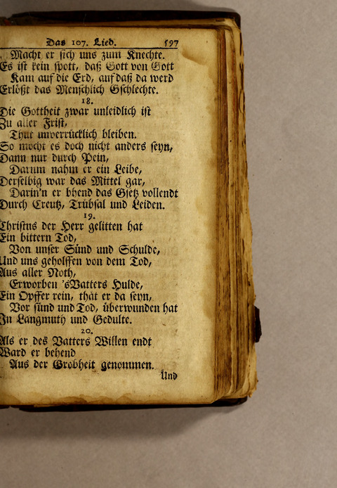 Ausbund, das ist: etliche schöne christliche lieder, wie sie in dem Gefängnüs zu Bassau in dem Schloss on den Schweitzer-Brüdern, und von andern rechtgläubigen Christen hin und her gedichtet worden page 599