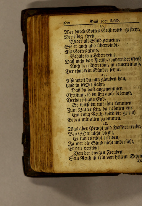 Ausbund, das ist: etliche schöne christliche lieder, wie sie in dem Gefängnüs zu Bassau in dem Schloss on den Schweitzer-Brüdern, und von andern rechtgläubigen Christen hin und her gedichtet worden page 602