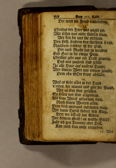 Ausbund, das ist: etliche schöne christliche lieder, wie sie in dem Gefängnüs zu Bassau in dem Schloss on den Schweitzer-Brüdern, und von andern rechtgläubigen Christen hin und her gedichtet worden page 640