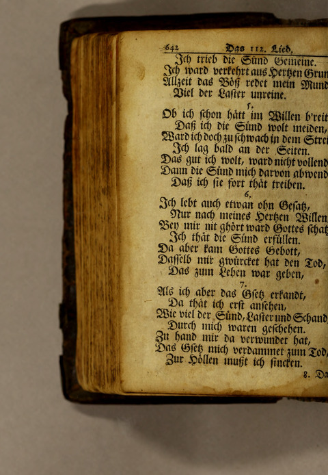 Ausbund, das ist: etliche schöne christliche lieder, wie sie in dem Gefängnüs zu Bassau in dem Schloss on den Schweitzer-Brüdern, und von andern rechtgläubigen Christen hin und her gedichtet worden page 644