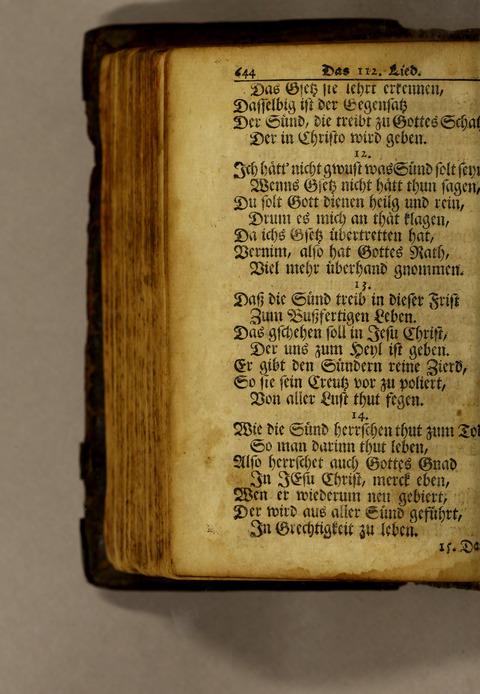 Ausbund, das ist: etliche schöne christliche lieder, wie sie in dem Gefängnüs zu Bassau in dem Schloss on den Schweitzer-Brüdern, und von andern rechtgläubigen Christen hin und her gedichtet worden page 646