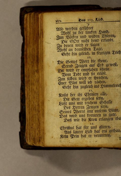 Ausbund, das ist: etliche schöne christliche lieder, wie sie in dem Gefängnüs zu Bassau in dem Schloss on den Schweitzer-Brüdern, und von andern rechtgläubigen Christen hin und her gedichtet worden page 654