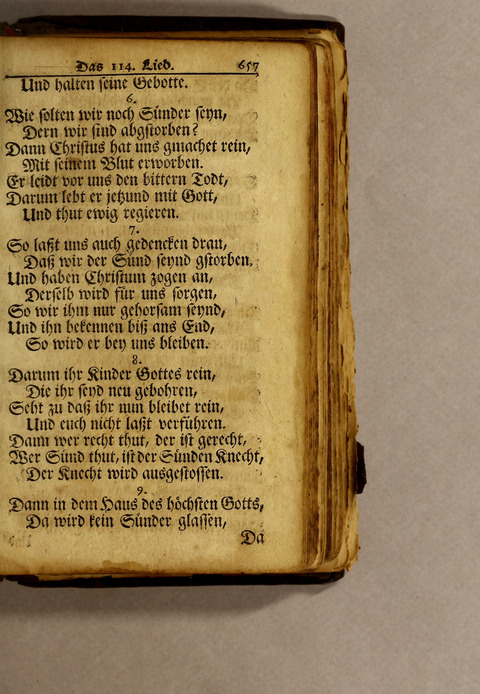 Ausbund, das ist: etliche schöne christliche lieder, wie sie in dem Gefängnüs zu Bassau in dem Schloss on den Schweitzer-Brüdern, und von andern rechtgläubigen Christen hin und her gedichtet worden page 659